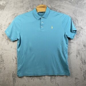 Polo Ralph Lauren Men's L Polo Shirt Classic‎ Fit Blue
